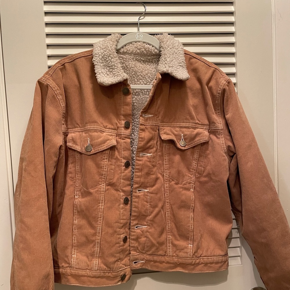 Brandy Melville Fur corduroy jacket